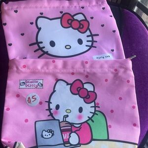 Hello Kitty Pink Pouches